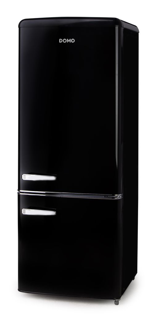 Retro lednice s mrazkem dole - ern - DOMO DO91706R