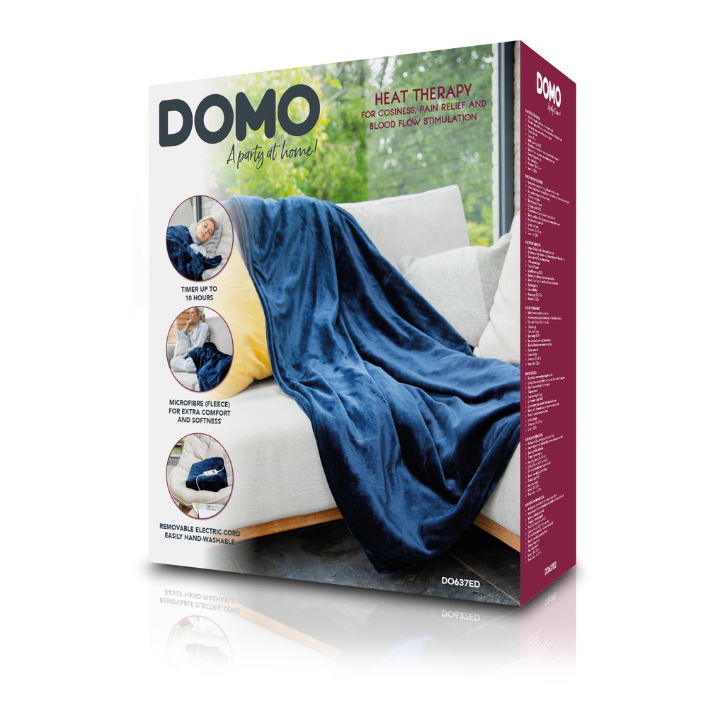 Elektrická vyhřívací deka - dvoulůžková - DOMO DO637ED